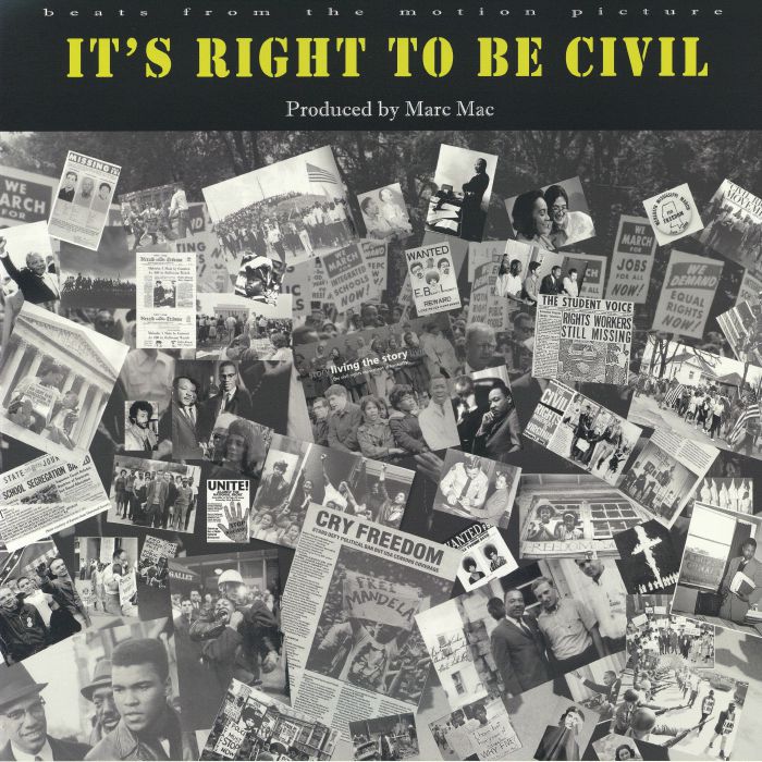 Marc Mac – It's Right To Be Civil :Beats From The Motion Picture vinyl cover