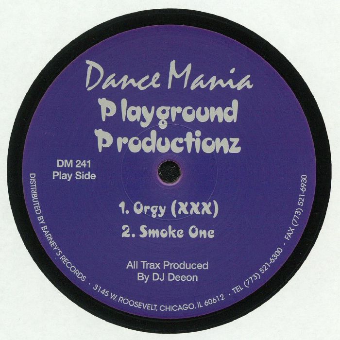 Playground Productionz Orgy (reissue)
