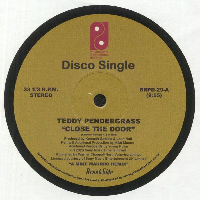 Teddy Pendergrass Close The Door (The Mike Maurro Remixes)