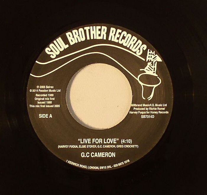 Gc Cameron Live For Love (reissue) 