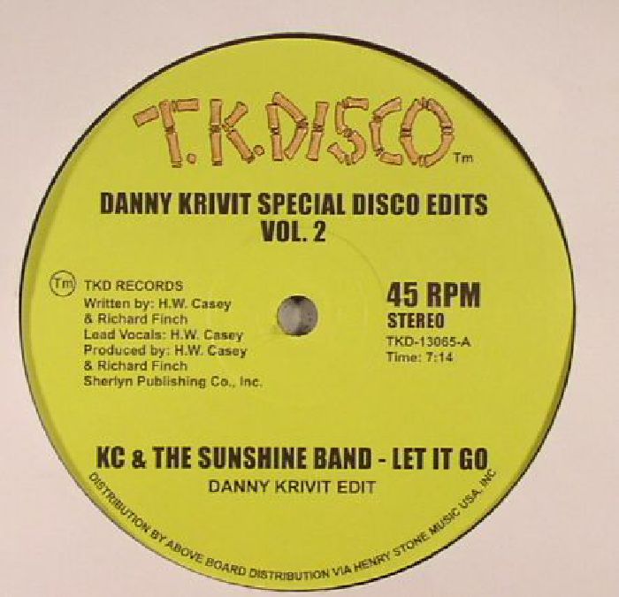 Kc and The Sunshine Band | Gwen Mccrae – Danny Krivit Special Disco Edits Vol 2 vinyl cover