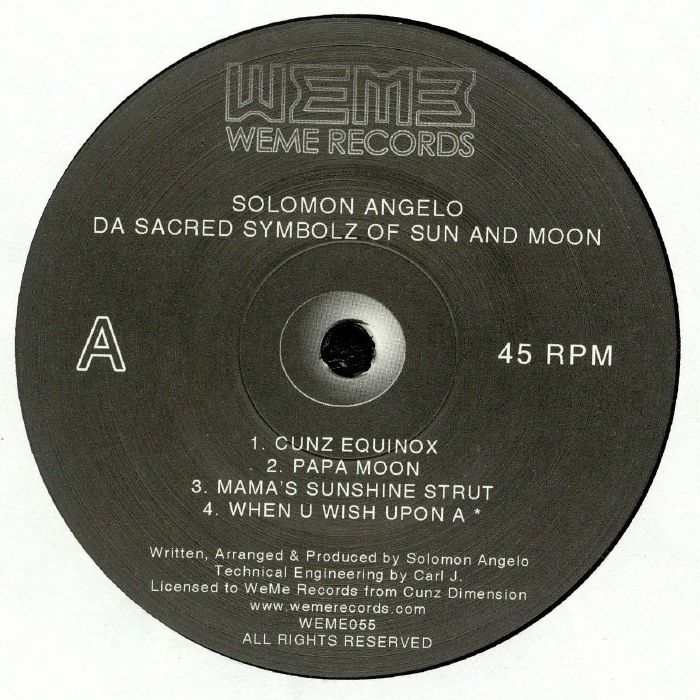 Solomon Angelo Da Sacred Symbolz Of Sun & Moon
