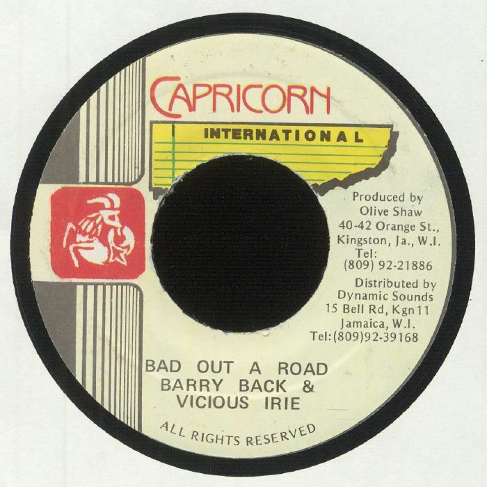 Barry Back | Vicious Irie Bad Out A Road (warehouse find)
