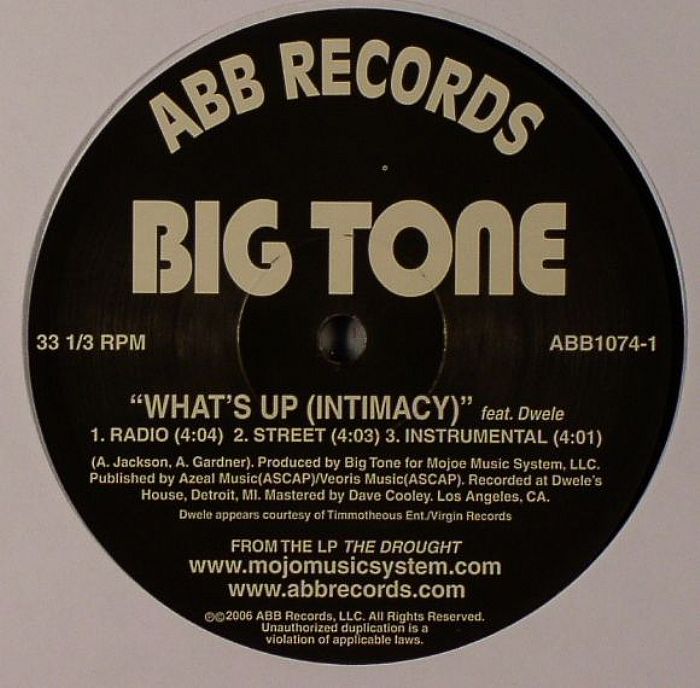 Big Tone | Dwele Whats Up (Intimacy)
