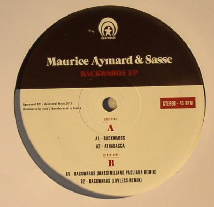 Sasse and Maurice Aymard Backwards EP