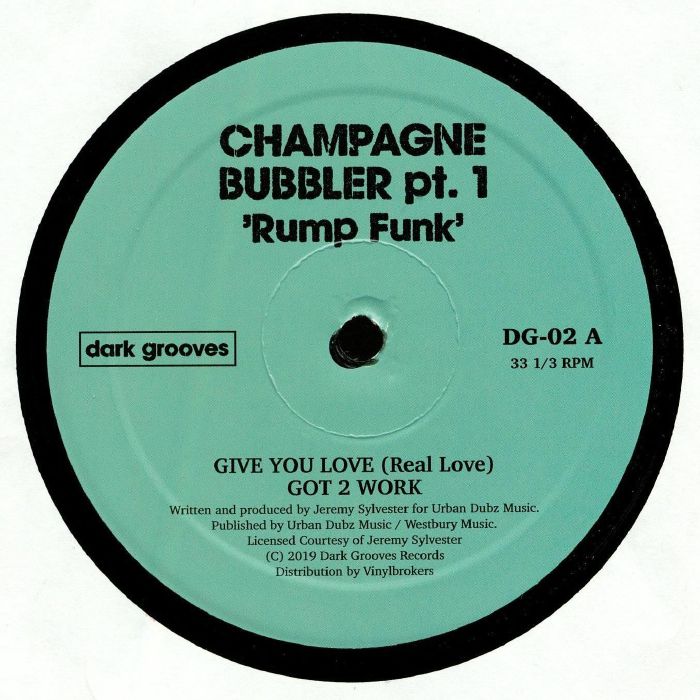 Champagne Bubbler Pt 1 Vinyl
