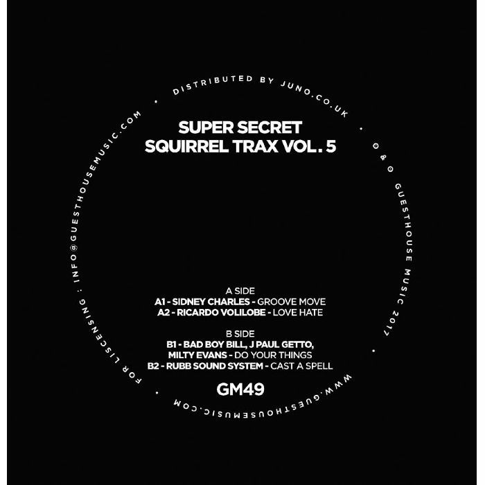 Sidney Charles | Ricardo Volilobe | Bad Boy Bill | J Paul Getto | Milty Evans | Rubb Sound System Super Secret Squirrel Trax Vol 5