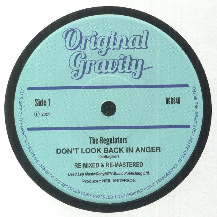 The Regulators | Prince Deadly – Dont Look Back In Anger vinyl cover