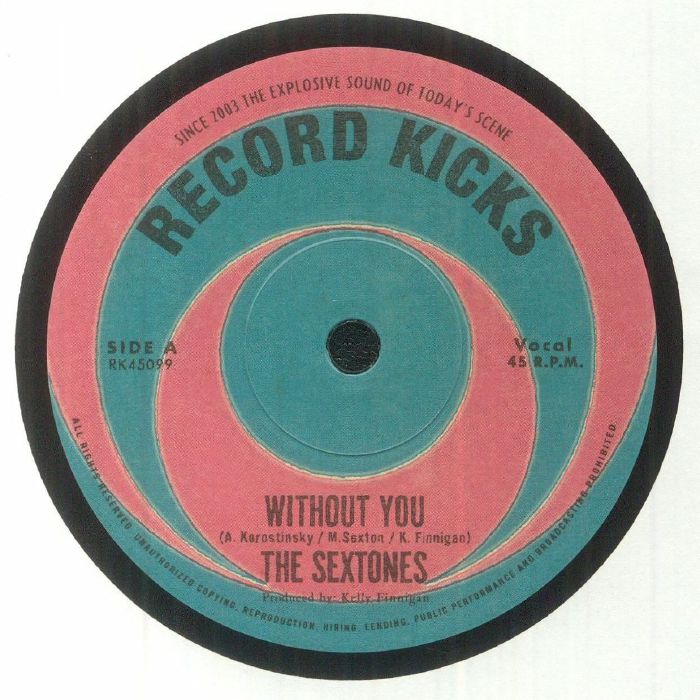 The Sextones – Without You vinyl cover