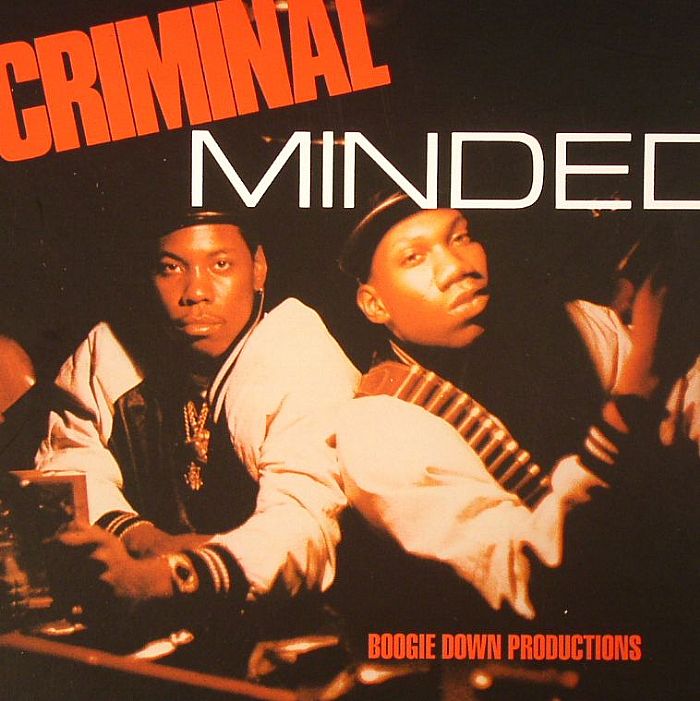 Boogie Down Productions – Criminal Minded vinyl cover