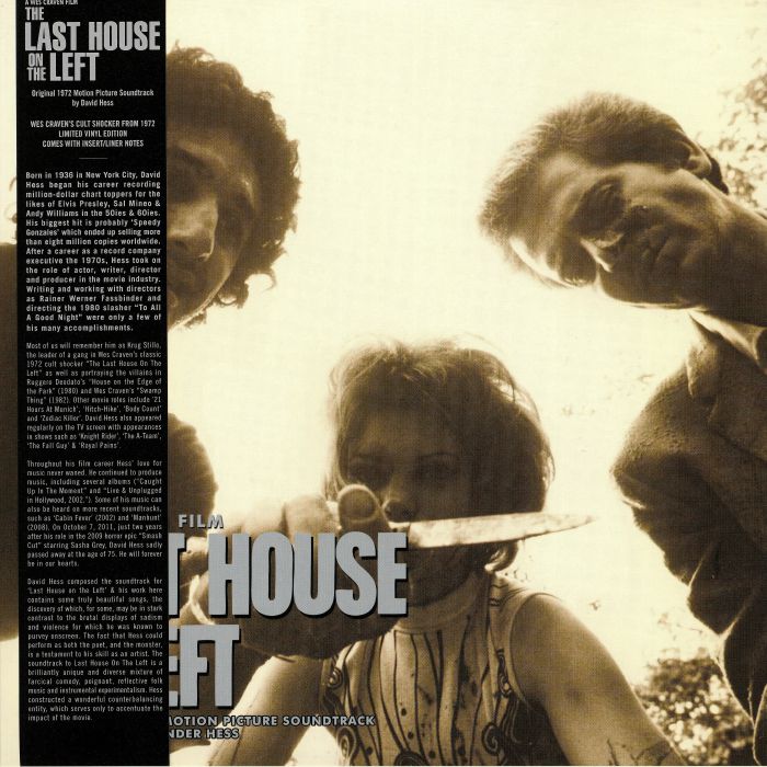 David Hess The Last House On The Left (Soundtrack)