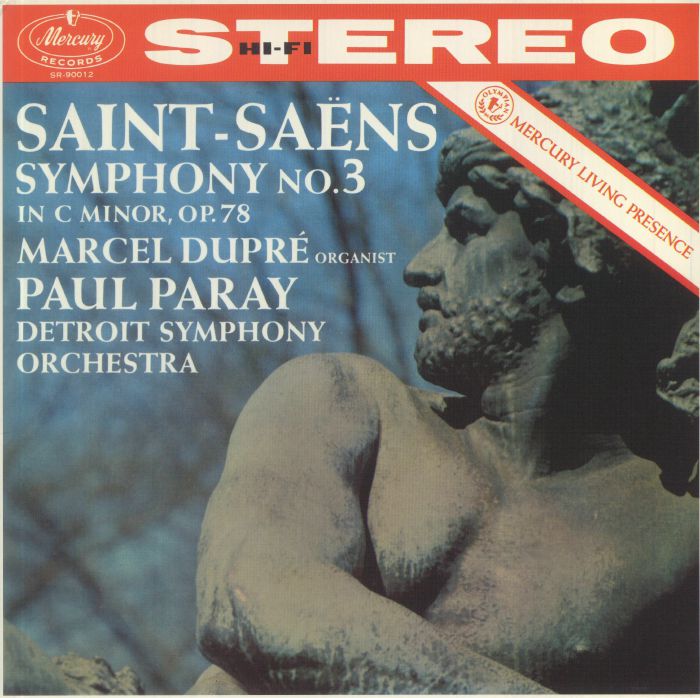Marcel Dupre | Paul Paray | Detroit Symphony Orchestra Saint Saens: Symphony No 3 In C Minor Op 78 (half speed remastered)