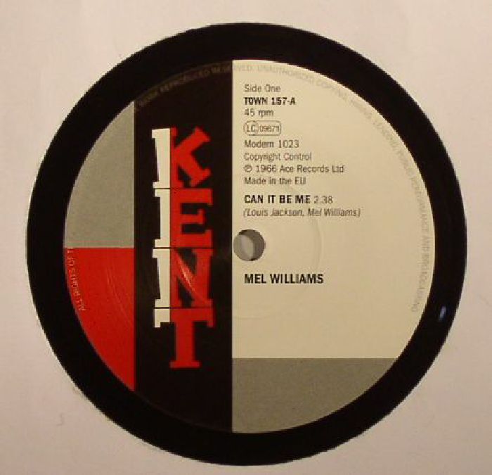Mel Williams | Arthur Wright Orchestra Can It Be Me