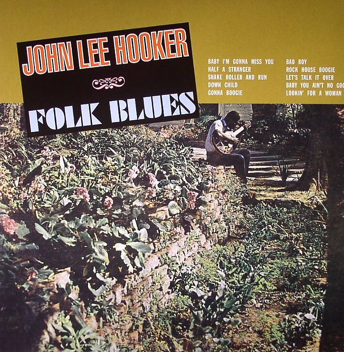 John Lee Hooker – Folk Blues (reissue) vinyl cover