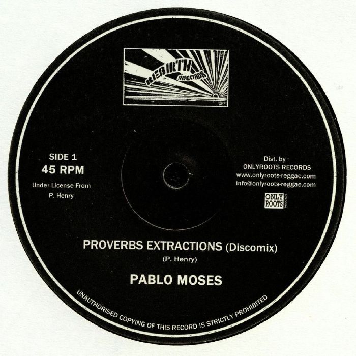 Pablo Moses Proverbs Extractions