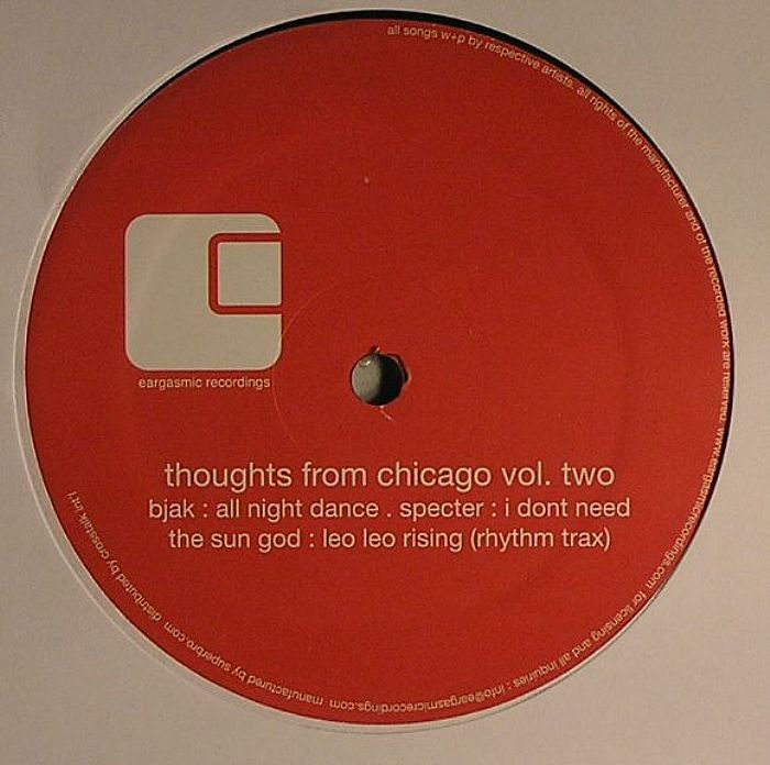 Bjak | Specter | The Sun God Thoughts From Chicago Vol 2