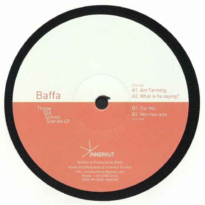 Baffa – Those Old School Stories EP vinyl cover
