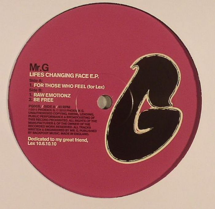 Mr G Lifes Changing Face EP