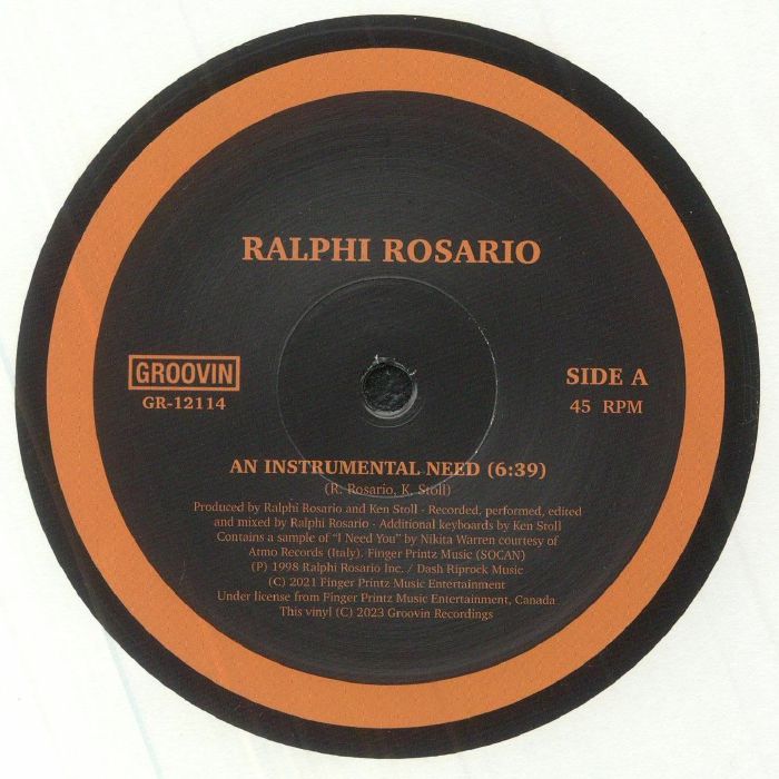 Ralphi Rosario An Instrumental Need