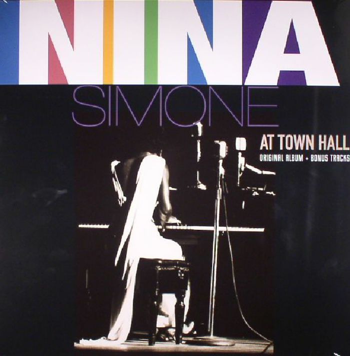 Nina Simone – At Town Hall (reissue) vinyl cover