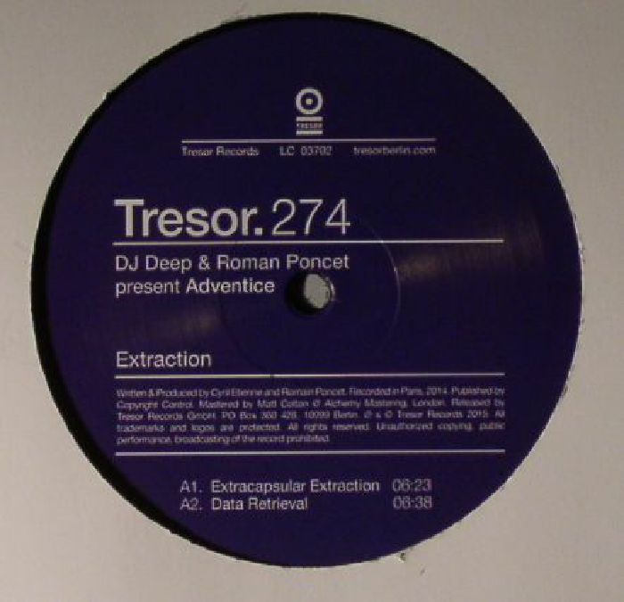 DJ Deep | Roman Poncet | Adventice – Extraction vinyl cover