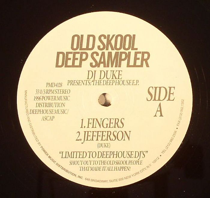DJ Duke Old Skool Deep Sampler (remastered)
