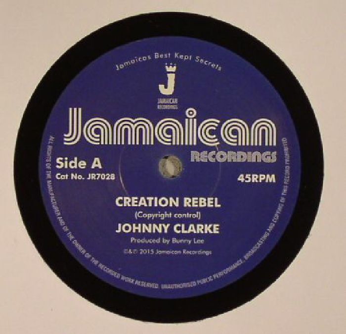 Johnny Clarke – Creation Rebel vinyl cover