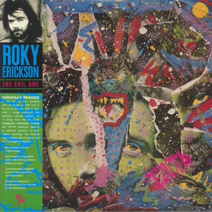 Roky Erickson – The Evil One vinyl cover