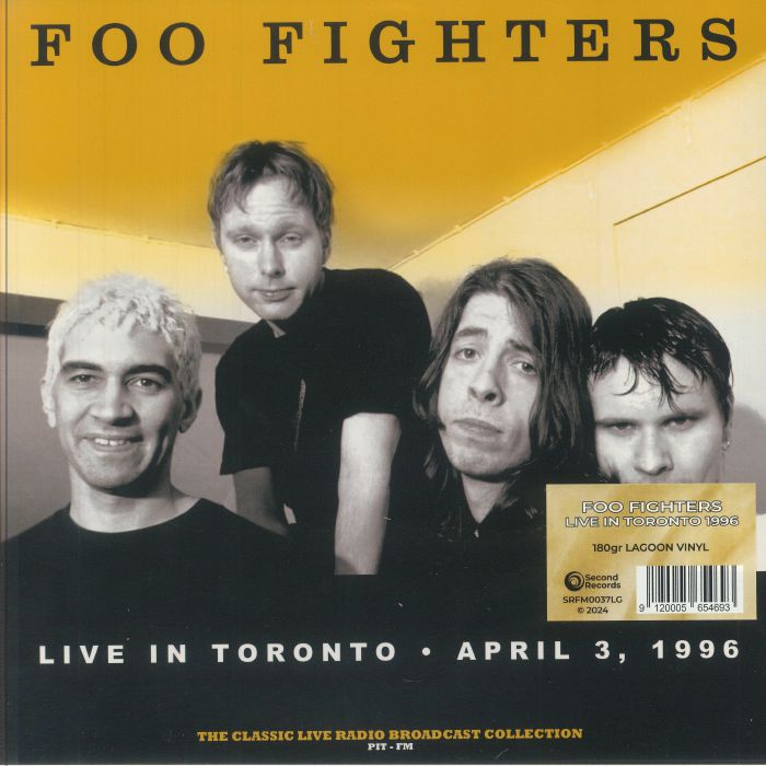 Foo Fighters – Live In Toronto 1996 vinyl cover