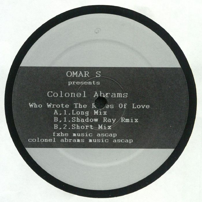 Omar S – Who Wrote The Rules Of Love vinyl cover