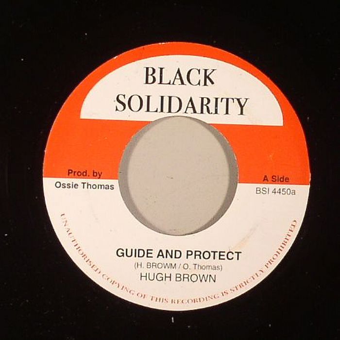 Hugh Brown – Guide and Respect (Horace Andy Mr Bassie Riddim) vinyl cover