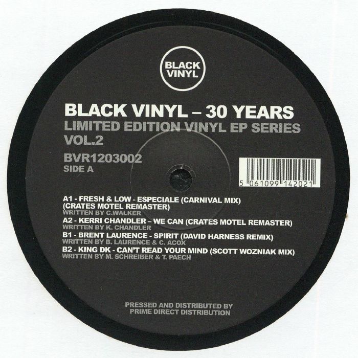Fresh & Low | Kerri Chandler | Brent Laurence | King Dk – 30 Years Volume 2 vinyl cover