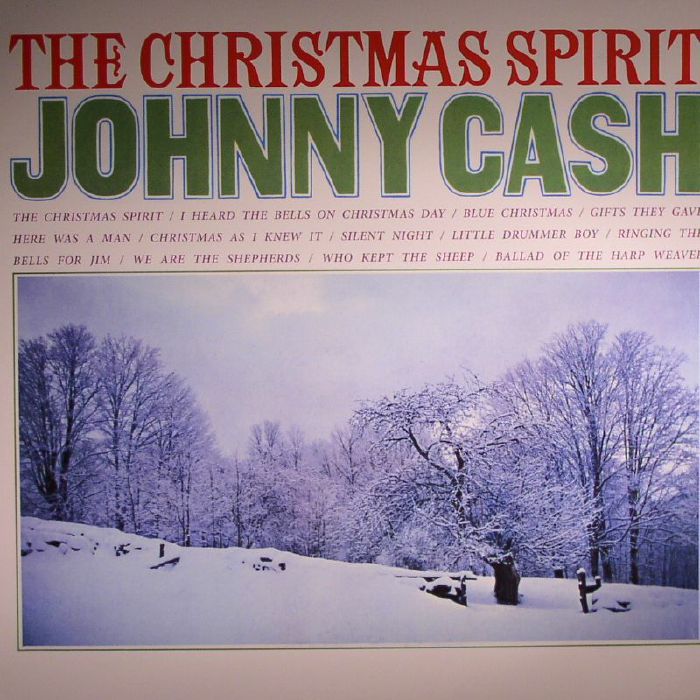 Johnny Cash – The Christmas Spirit vinyl cover