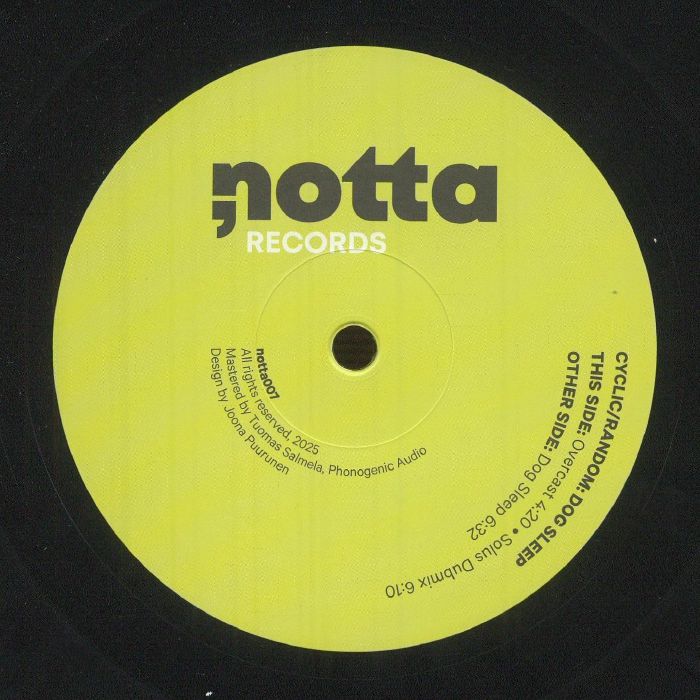 Cyclic Random – Dog Sleep vinyl cover
