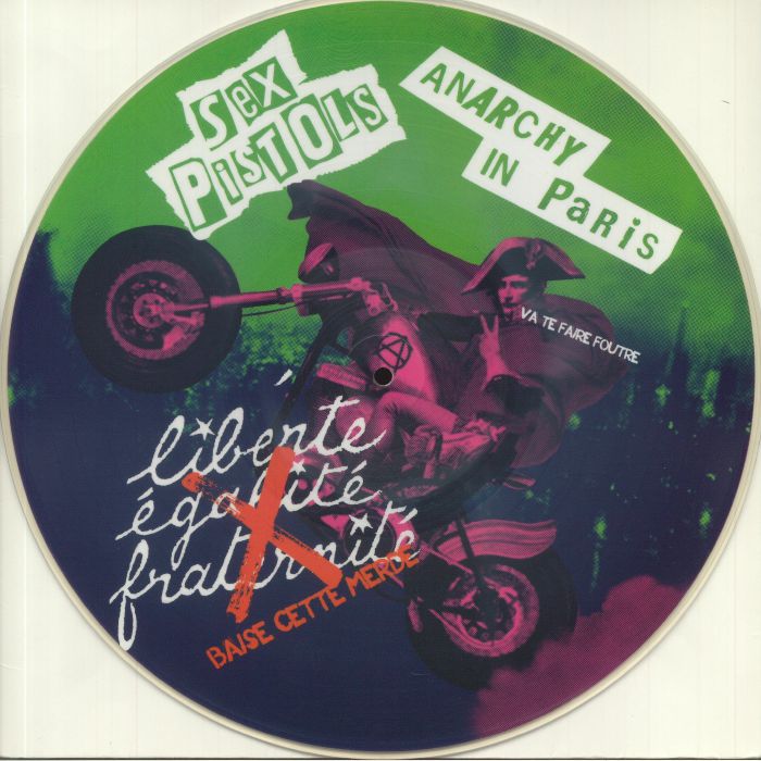 Sex Pistols – Anarchy In Paris vinyl cover
