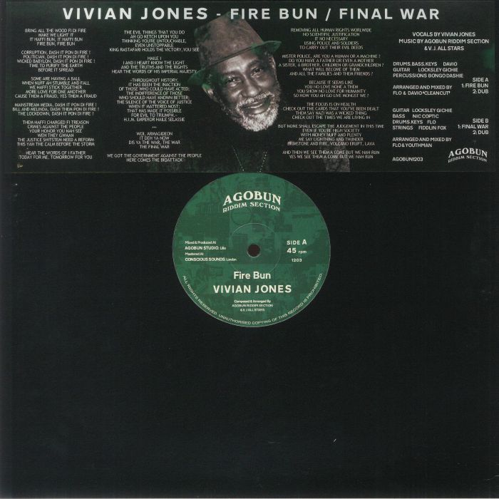 Vivian Jones | Agobun Riddim Section Fire Bun