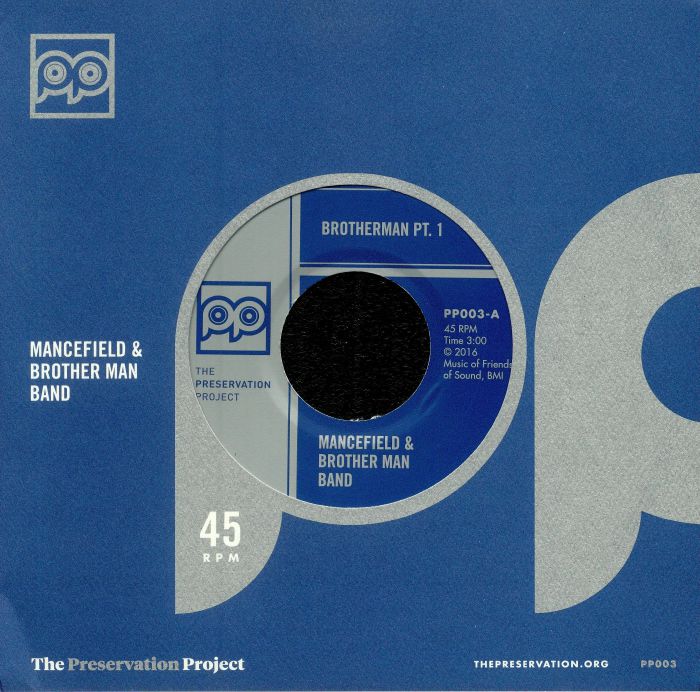 Mancefield and Brother Man Band – Brotherman Part 1 and 2 vinyl cover