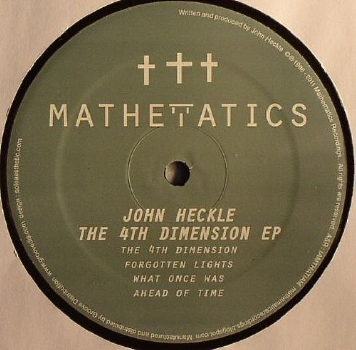 John Heckle – The 4th Dimension EP vinyl cover