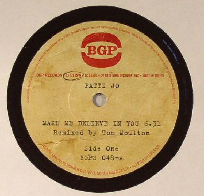 Patti Jo – Make Me Believe In You vinyl cover