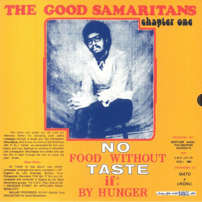 The Good Samaritans No Food Without Taste If By Hunger