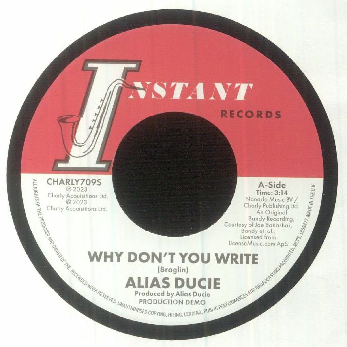 Alias Ducie | Lee Bates Why Dont You Write