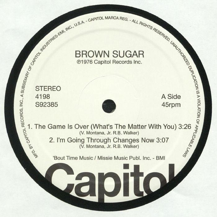 Brown Sugar | Brief Encounter Capitol Disco Sampler