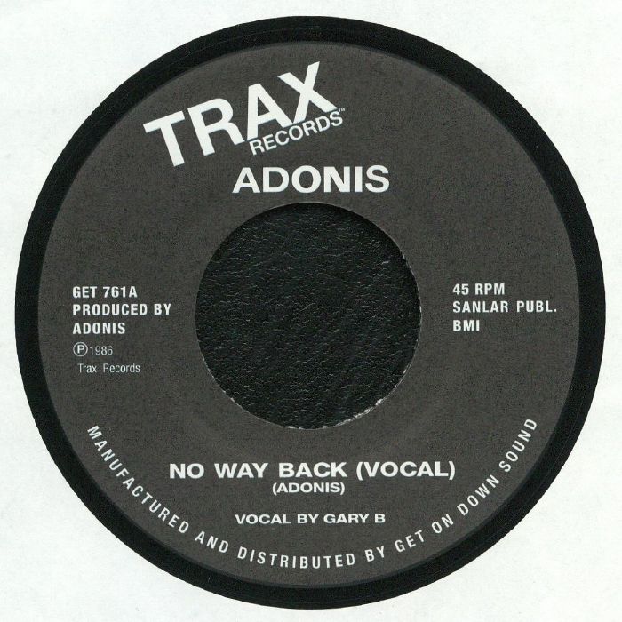 Adonis – No Way Back vinyl cover