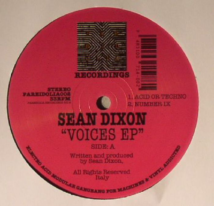 Sean Dixon Voices EP