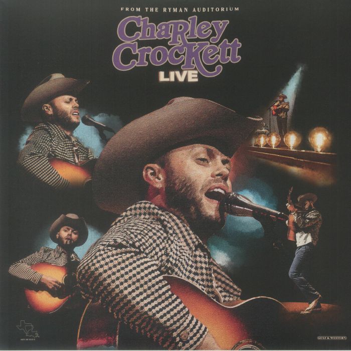 Charley Crockett – Live From The Ryman Auditorium vinyl cover