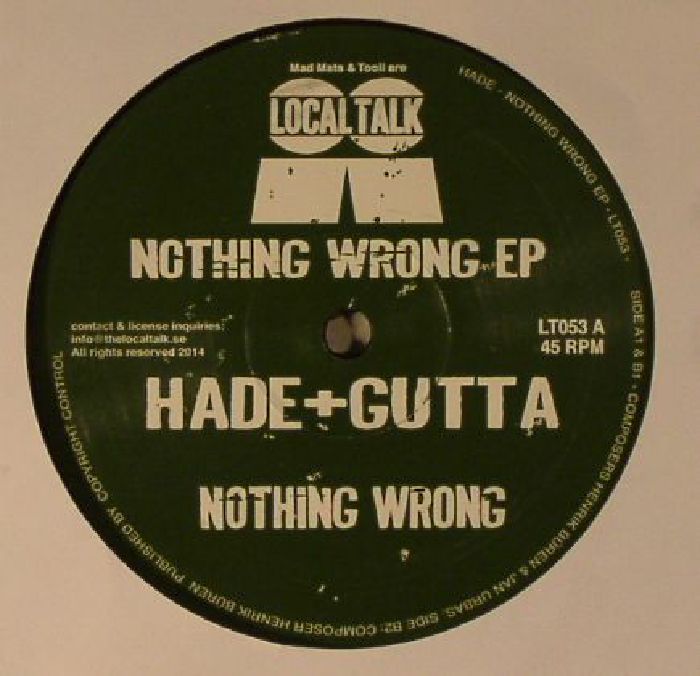 Hade | Gutta Nothing Wrong EP