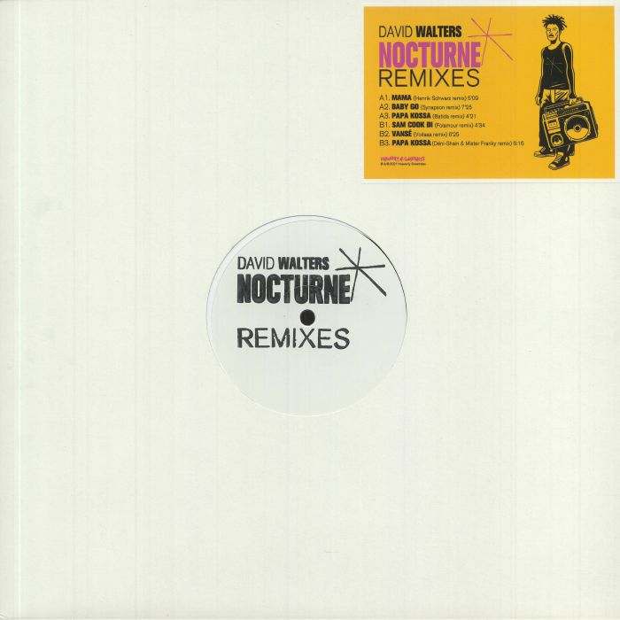 David Walters – Nocturne (remixes) vinyl cover