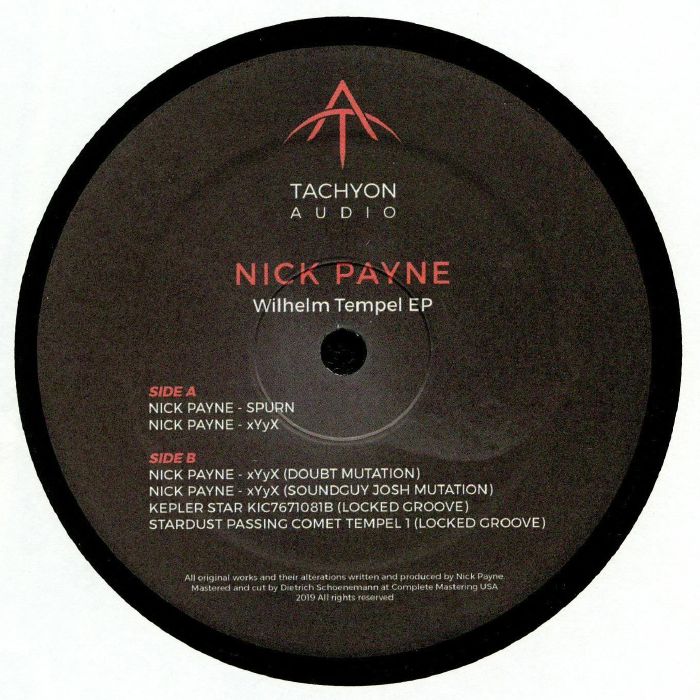 Nick Payne Wilhelm Tempel EP