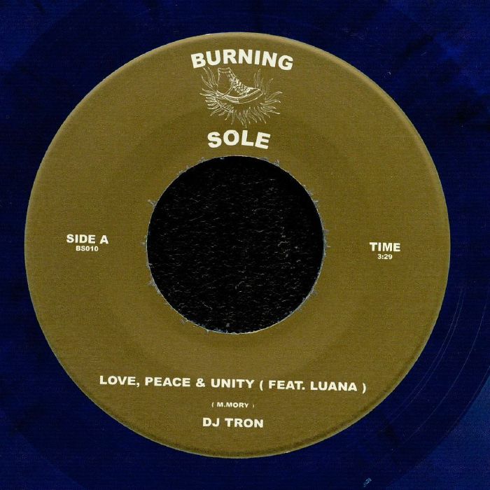 DJ Tron | Luana – Love Peace and Unity vinyl cover
