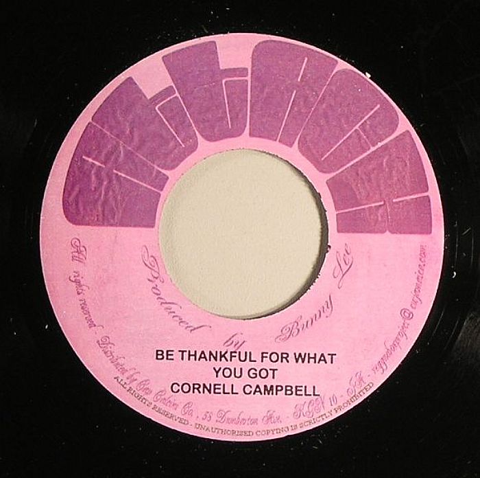 Cornell Campbell | Kenzie | Augustus Pablo Be Thankful For What You Got (Clean Sweep Riddim)